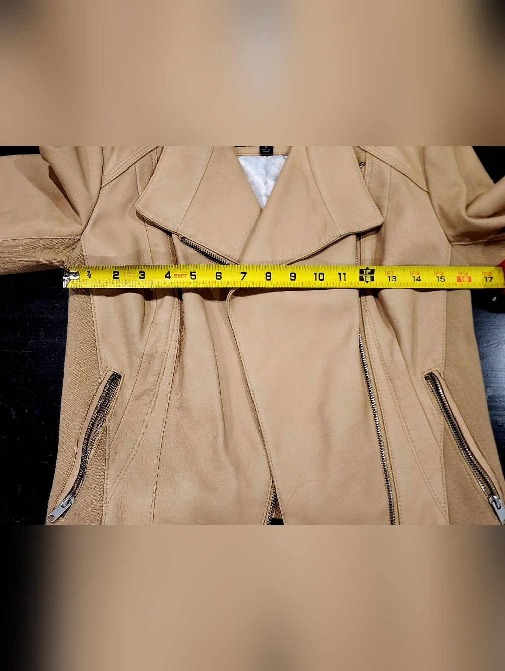 MARC NEW YORK | Light tan leather jacket | EUC ☆ - Picture 11 of 12